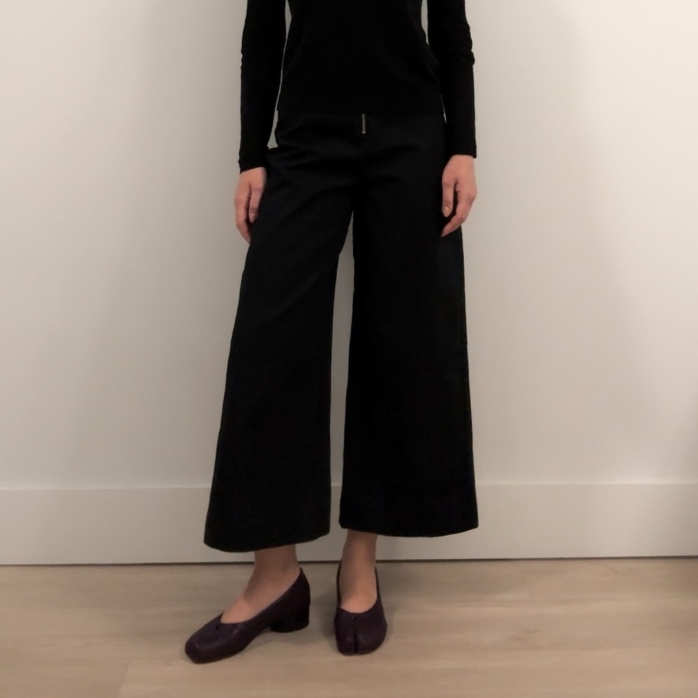Black Wide-Leg Pants
